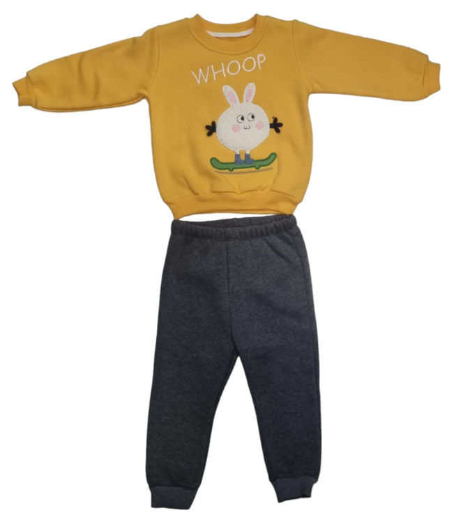 Picture of 1520 BOYS / GIRLS TWO PIECE THERMAL FLEECY JOGGING TRACKSUIT